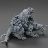 Cyberrat Headhunter miniature shows a cybernetic rat covered in armor, cables and mechanical gear.