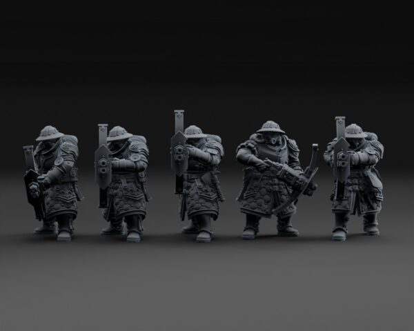 Misters of Battle Assault Bolt Squad front view