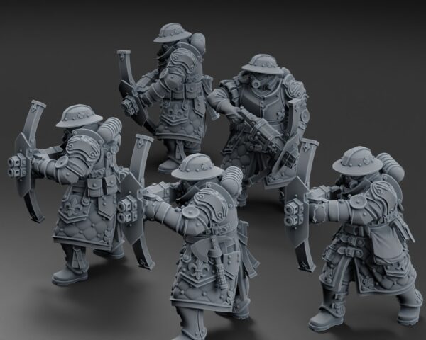 Misters of Battle Assault Bolt Squad front view